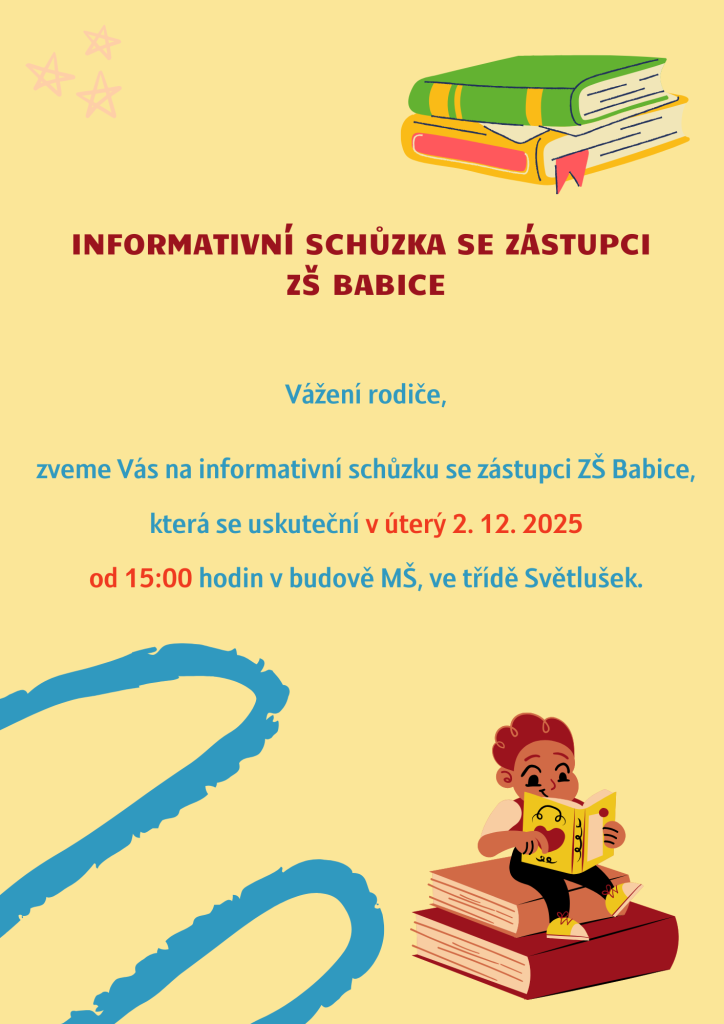 Příloha 1 - Informativní schůzka